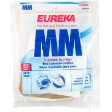 EUR 60295C6 Style MM High Filtration Vacuum Bags for SC 3683 3/Pack