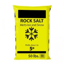 CNV 445020 Safe Step Rock Salt Sodium Chloride Ice Melting Compound 50LB Bag Salt Melting Point 5 Above Zero Per Bag